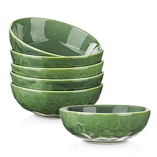 Ceramic Pasta Bowls Set (Green)