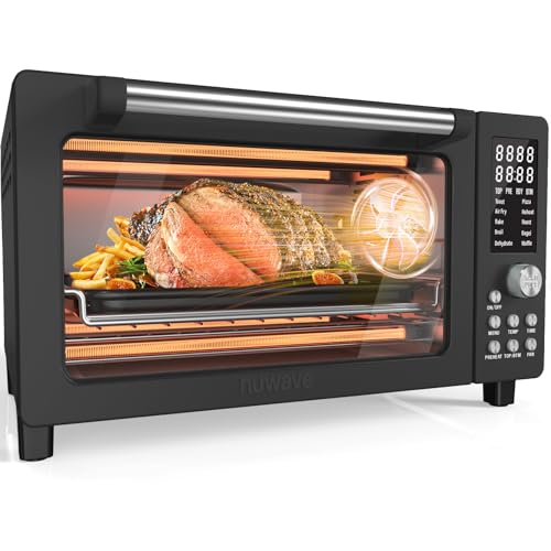 Bravo Pro Smart Air Fryer Toaster Oven Countertop Combo (Black)