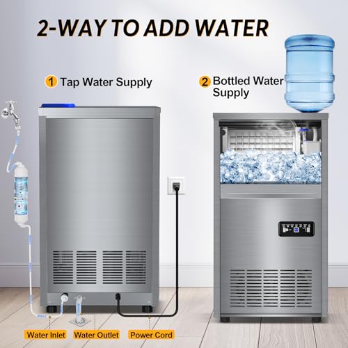 Commercial Ice Maker Machine (140Lbs/24H)