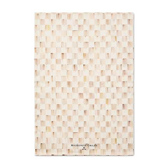 Cotton Dish Towel (Mocha Check / 1-Pack)