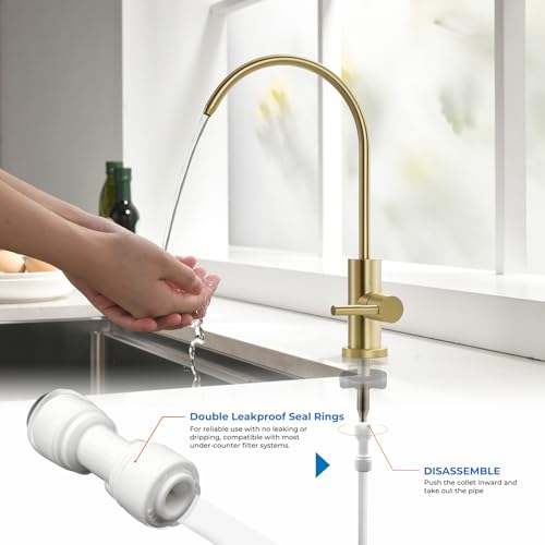 Drinking Water Faucet for RO System (Gold)