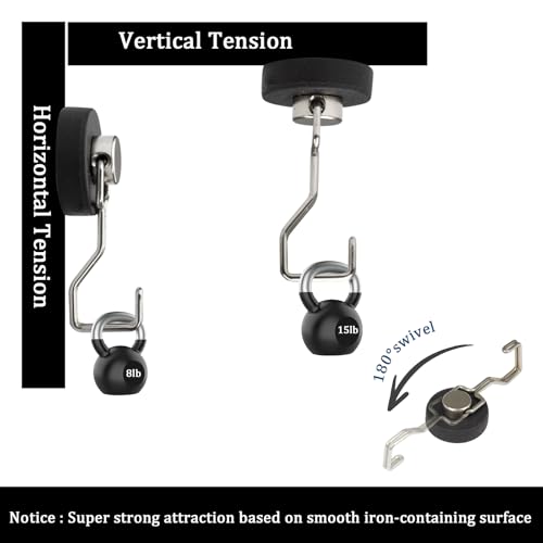 Rare Earth Strong Magnetic Hooks (12 Count)