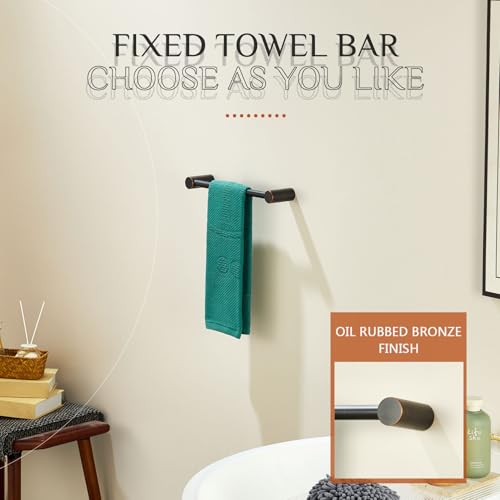 Towel Holder for Bathroom Wall 16 (Oil Rubbed Bronze / 16-Inch)
