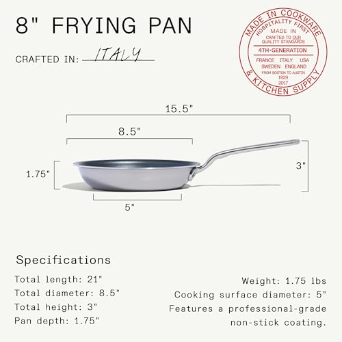 Cookware ProCoat 8" Non Stick Frying Pan (Graphite / 8" Non Stick Frying Pan)