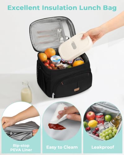 Lunch Box for Men Women Insulated Lunch Tote Cooler Bag Lunchbox