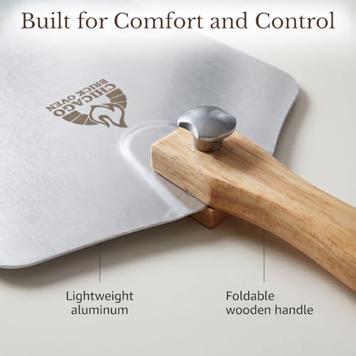 12 x 14 Aluminum Pizza Peel with Foldable Handle