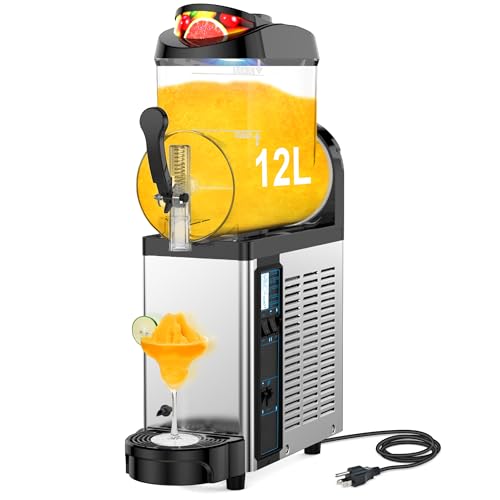 12L Commercial Slushie Machine Frozen Drink Maker Stainless Steel Slushy (12L)