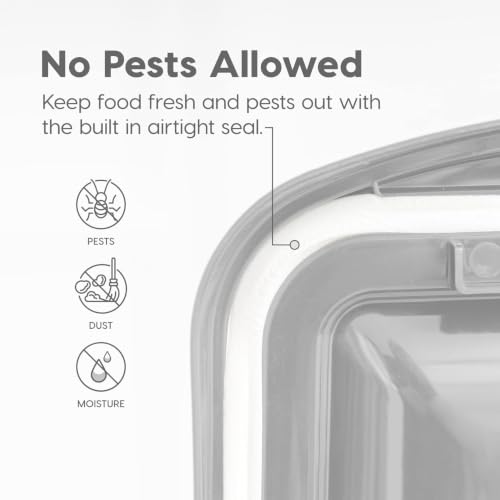 Dog Food Storage Container (10 lbs / Gray)