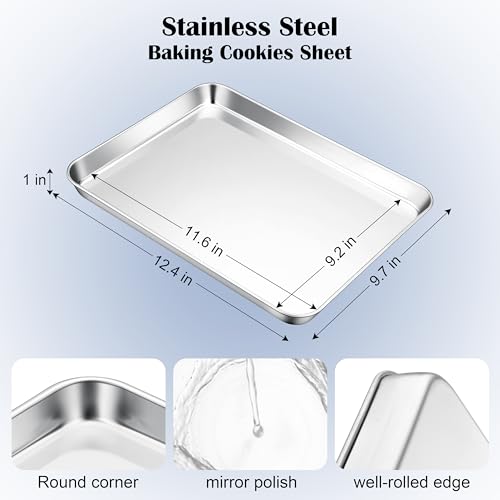 Stainless Steel Baking Sheet Set