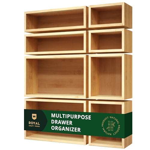Bamboo Jewelry Organizer Box & Chests Set