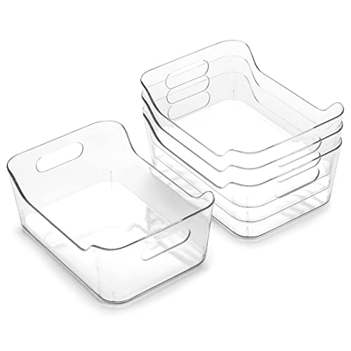 Plastic Organizer Bins (Clear / X-Small)