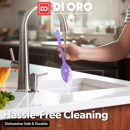 DI ORO Silicone Cooking Spoons (Lavender)