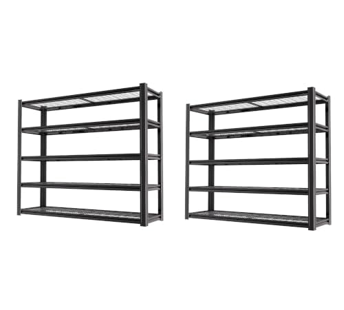 5 Tier Heavy Duty Garage Shelving (5T 62" W x 24" D x 72" H)