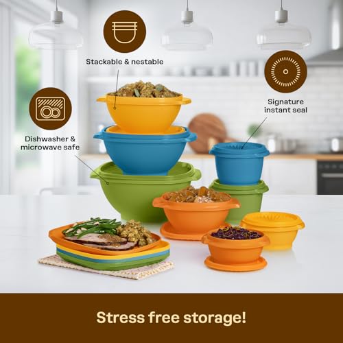 Heritage 20 Piece Retro Set (20 Piece Retro Bowls & Plates Set)
