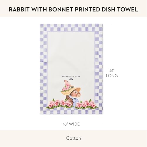 Cotton Dish Towel (Rabbit With Bonnet / 1-Pack)