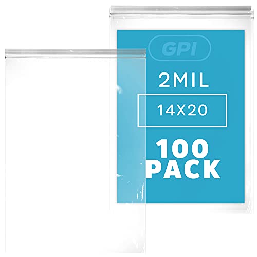 Extra large Zip Bags (100 Count)