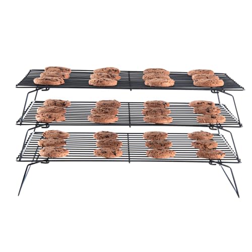 Met Lux 15.7 x 9.8 x 8.3 Inch Wire Baking Rack Set