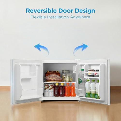 1.7 Cu.ft Mini Fridge (White / 1.7 Cubic Feet)