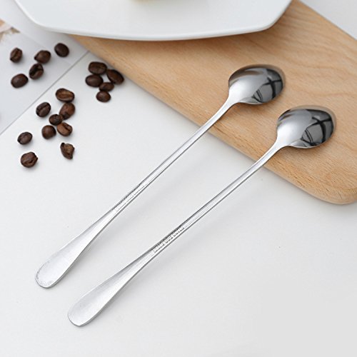 20 Piece Long Handle Iced Tea Spoon (20 Pieces Silver)