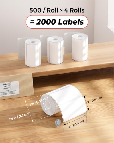 4x2 Thermal Labels (White / 4x2")