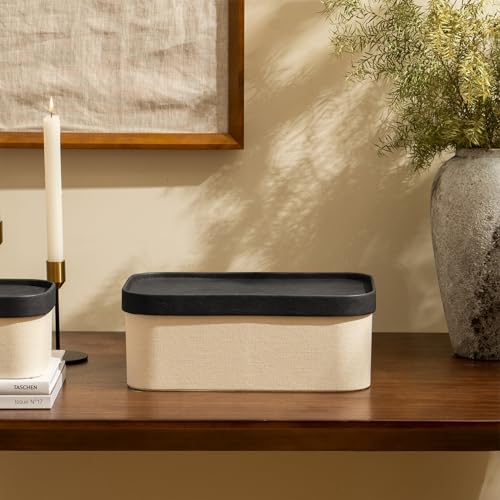 Decorative Storage Boxes with Lids (3 Count)