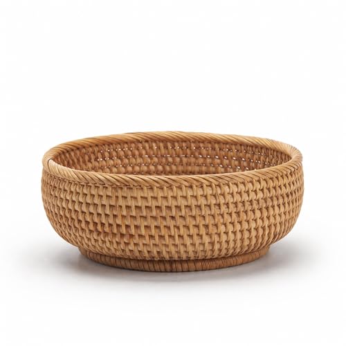 9.3" Rattan Storage Basket (M)
