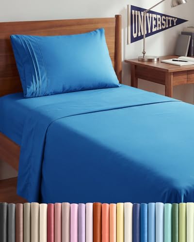 Twin XL 3 Piece Sheet Set (19 - Royal Blue / Twin XL)