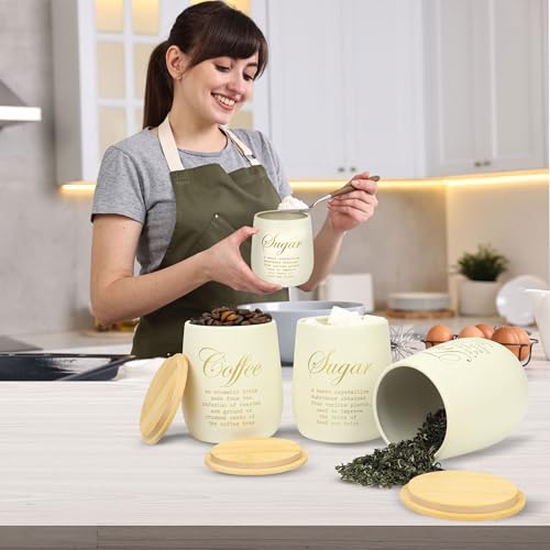 Coffee Tea Sugar Container Set of 3 (CLS-Coffee-3)