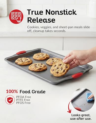 Non Stick Baking & Cookie Sheet Pan Non