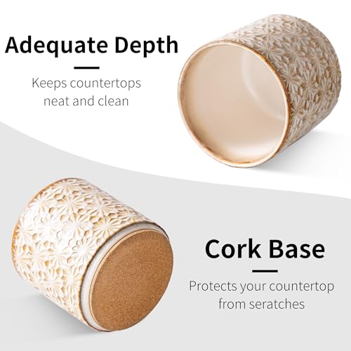 Japanese Utensil Holder for Ceramic Kitchen Counter