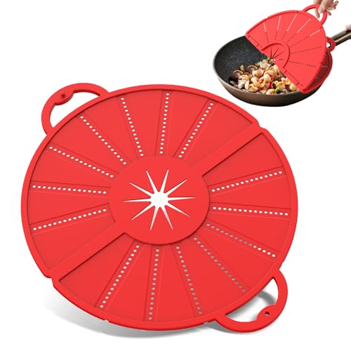 Foldable Silicone Splatter Screen for 10