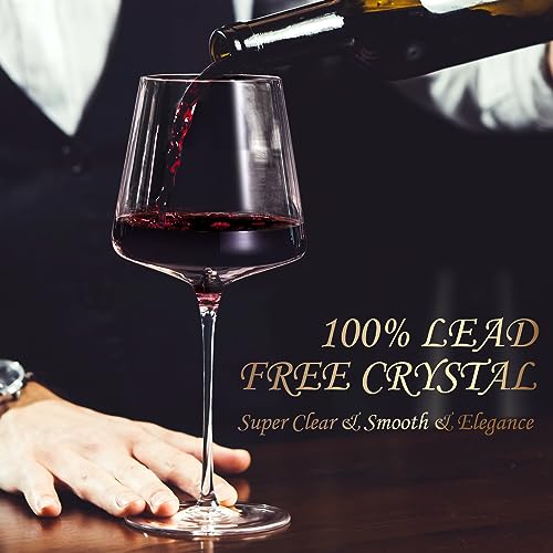 21Oz Crystal Wine Glasses Set of 6 (6 Count)