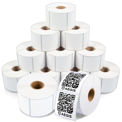 2" X 2" Square Direct Thermal Printer Labels (12 Count)