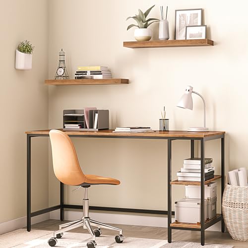 Floating Shelves for Wall (Rustic Brown / 23.6 Inches)