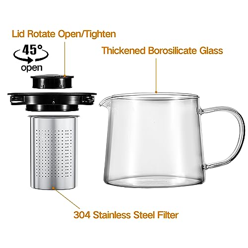 Glass Teapot 51oz (Teapot 51oz)