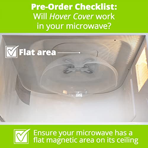 Magnetic Microwave Splatter Cover for Food (Gray)