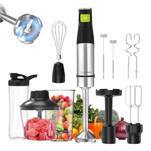 10-in-1 Immersion Hand Blender Max 1100W, Trigger Speed Control (10 IN 1)