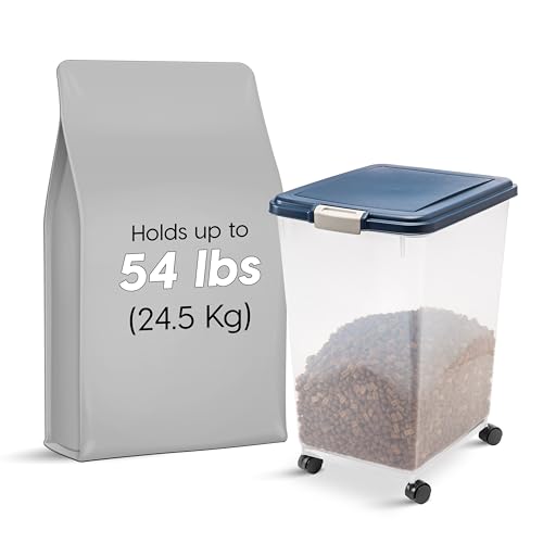 Dog Food Storage Container (54 lbs / Navy)