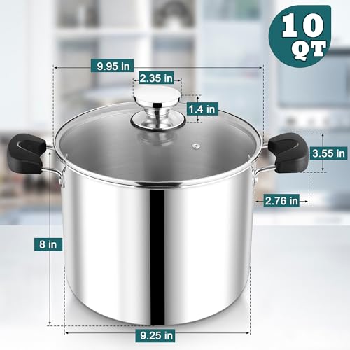 10 Qt Pot with Lid (10 Quarts)