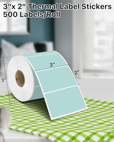 3" x 2" Thermal Labels (3"x2" / Green)