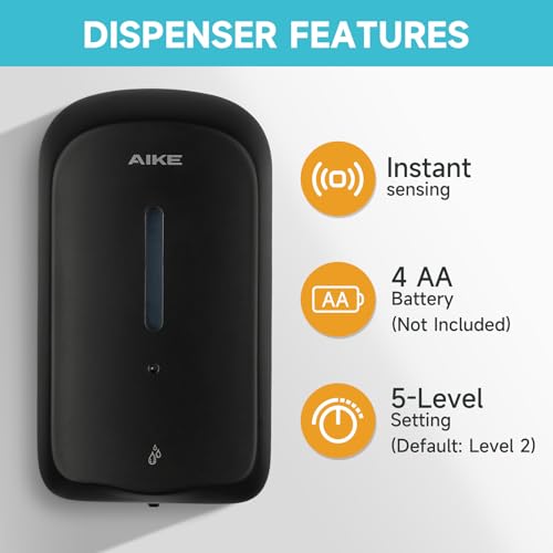Liquid Automatic Soap Dispenser (Black)