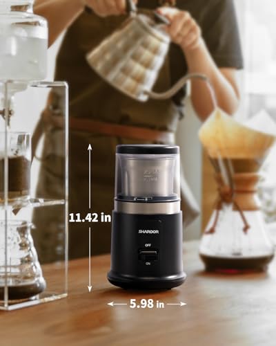 One Touch Coffee Grinder Electric (Black / 1 BOWL)