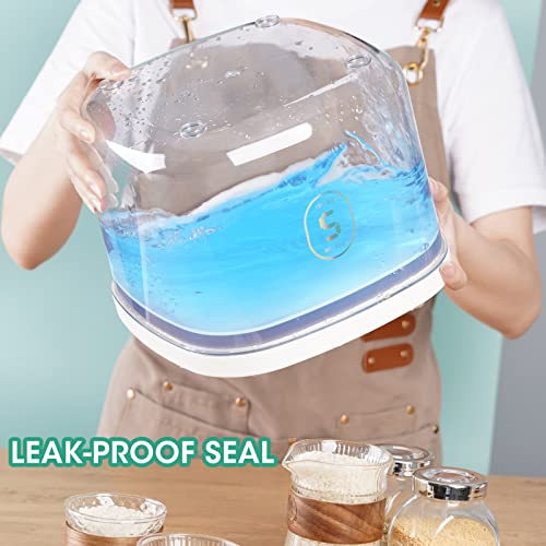 Airtight Rice Container 10 Lbs (5.28Qt-Square)