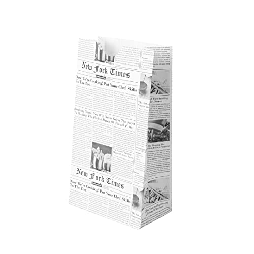 Bag Tek 2 Lb Disposable Lunch Bags (2 lb / Newsprint)