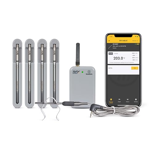 RFX Smart Wireless Meat Thermometer (5 Count)