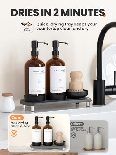 Luxury] Kitchen Soap Dispenser Set