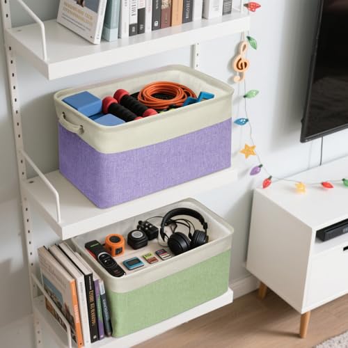 1 Pack Fabric Closet Storage Bins for Shelves (Grey / 1PCS/Large-15x11x9.5)