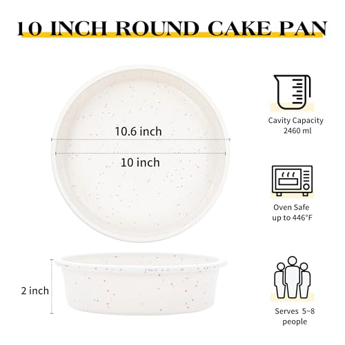 10 inch Silicone Round Cake Pans (Round / 10 inch)