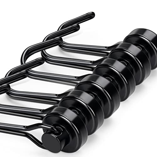 Swivel Swing Black Magnetic Hooks (10 Count)
