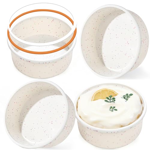 4 Inch Silicone Round Cake Pans (Round / 4 inch)